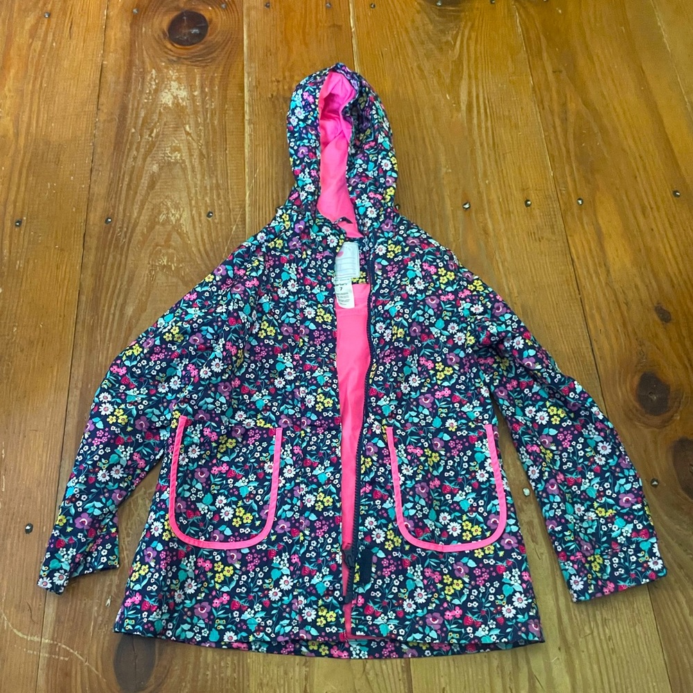 Carters rain jacket size 7